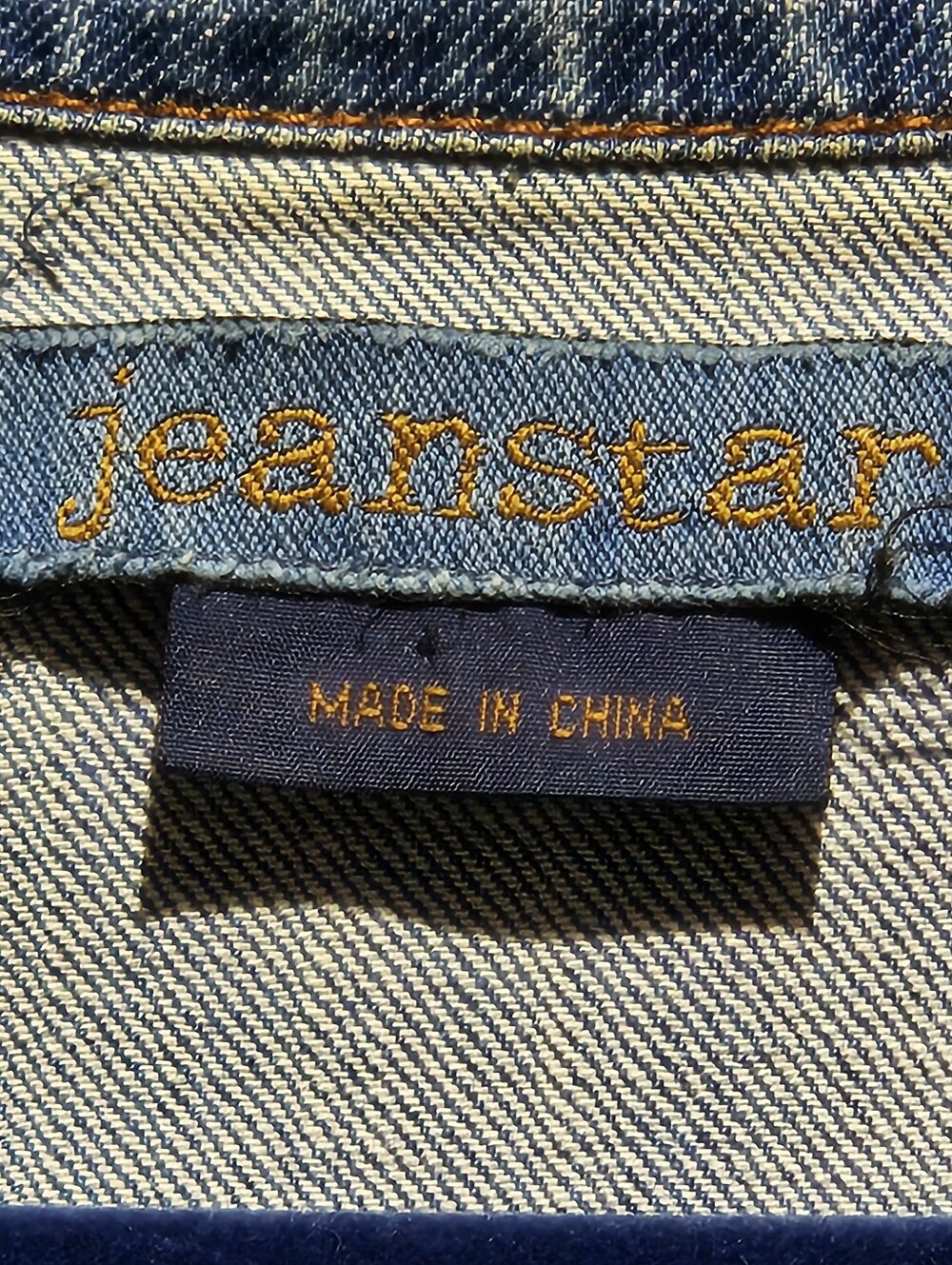 Jeanstar Classic Blue Denim Four Pocket Y2K Jacket (Only) - Picture 5 of 10